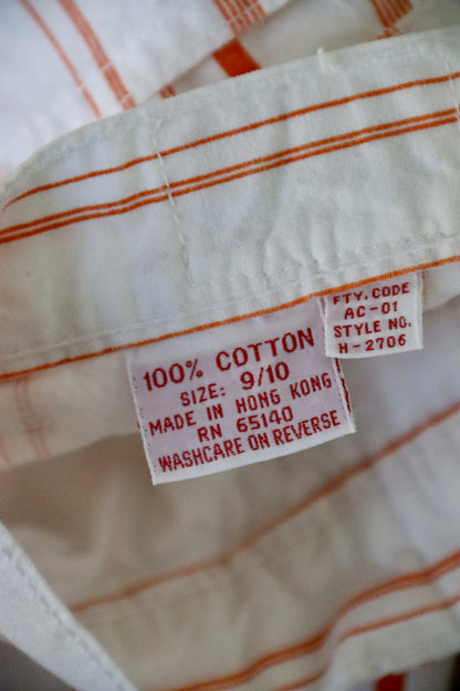 Vintage Filippo Toti Striped Cotton Pants