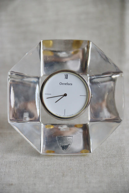 Orrefors Clock