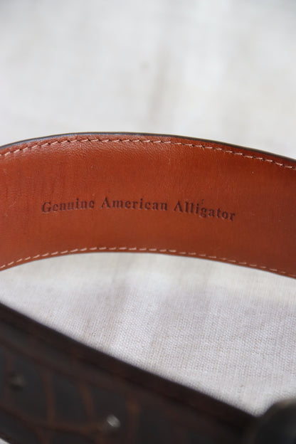 Ralph Lauren Alligator Leather Belt