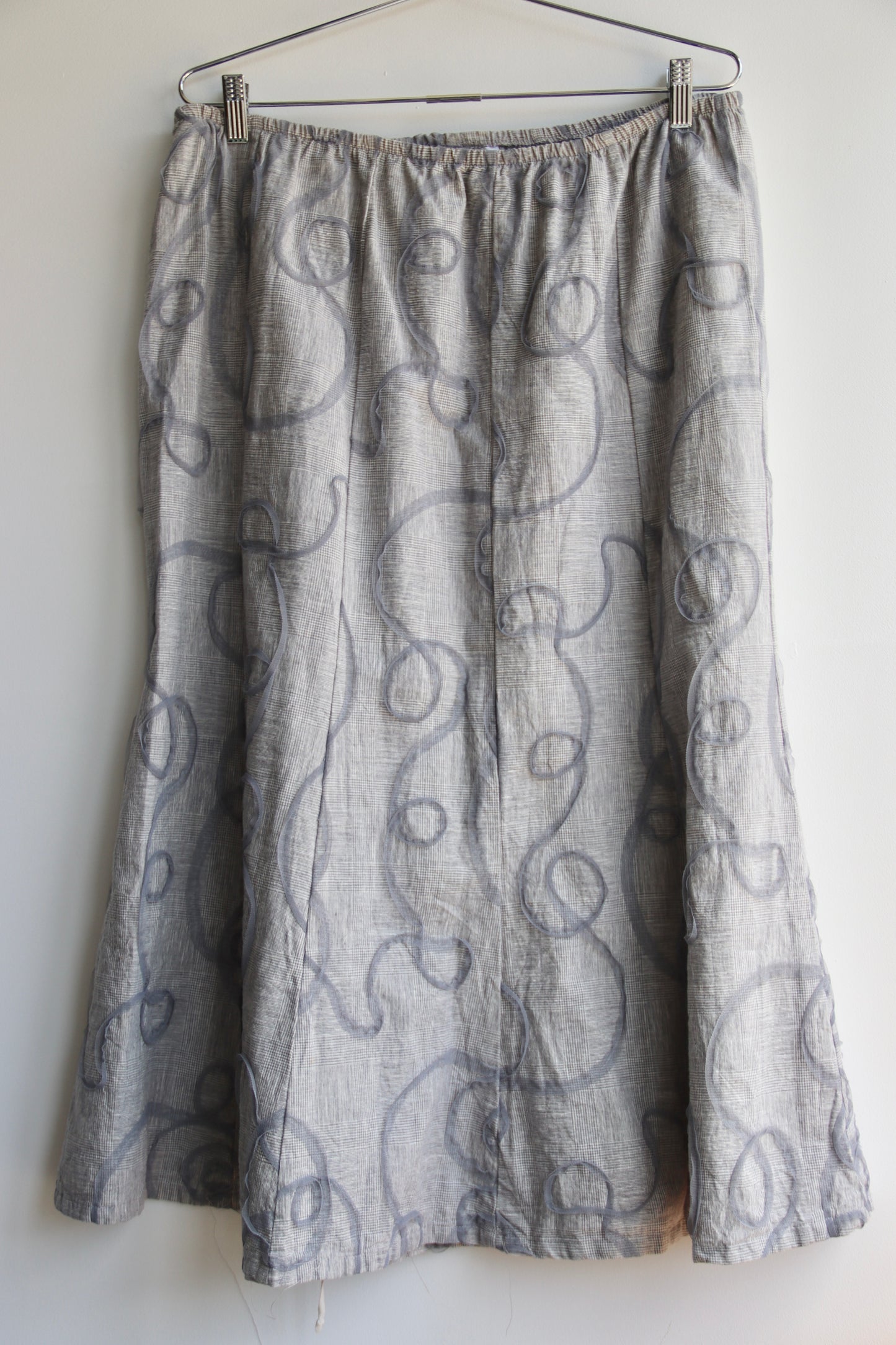 Bryn Walker Grey Linen Tunic and Skirt Set