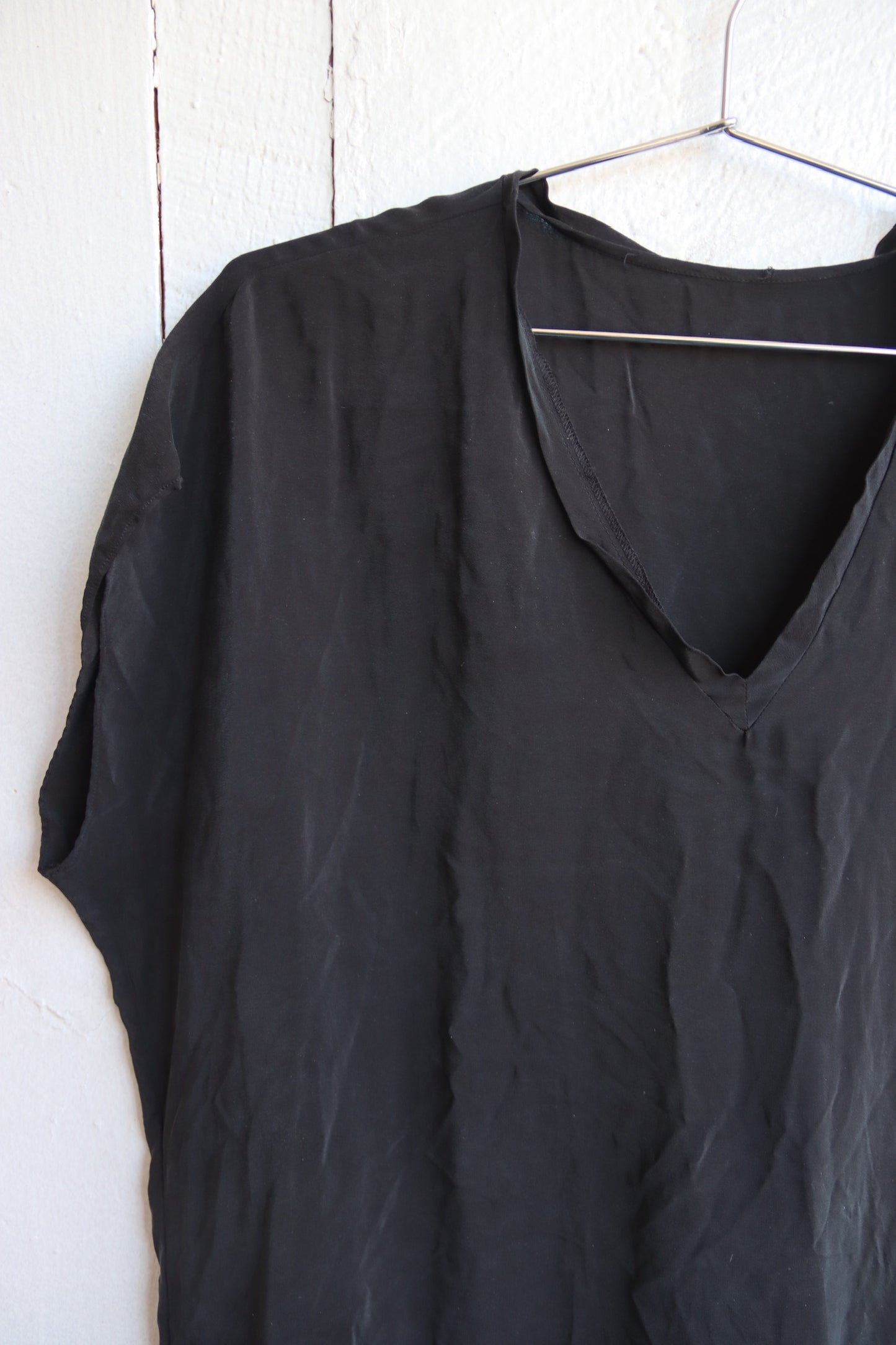 Black Silk Dress