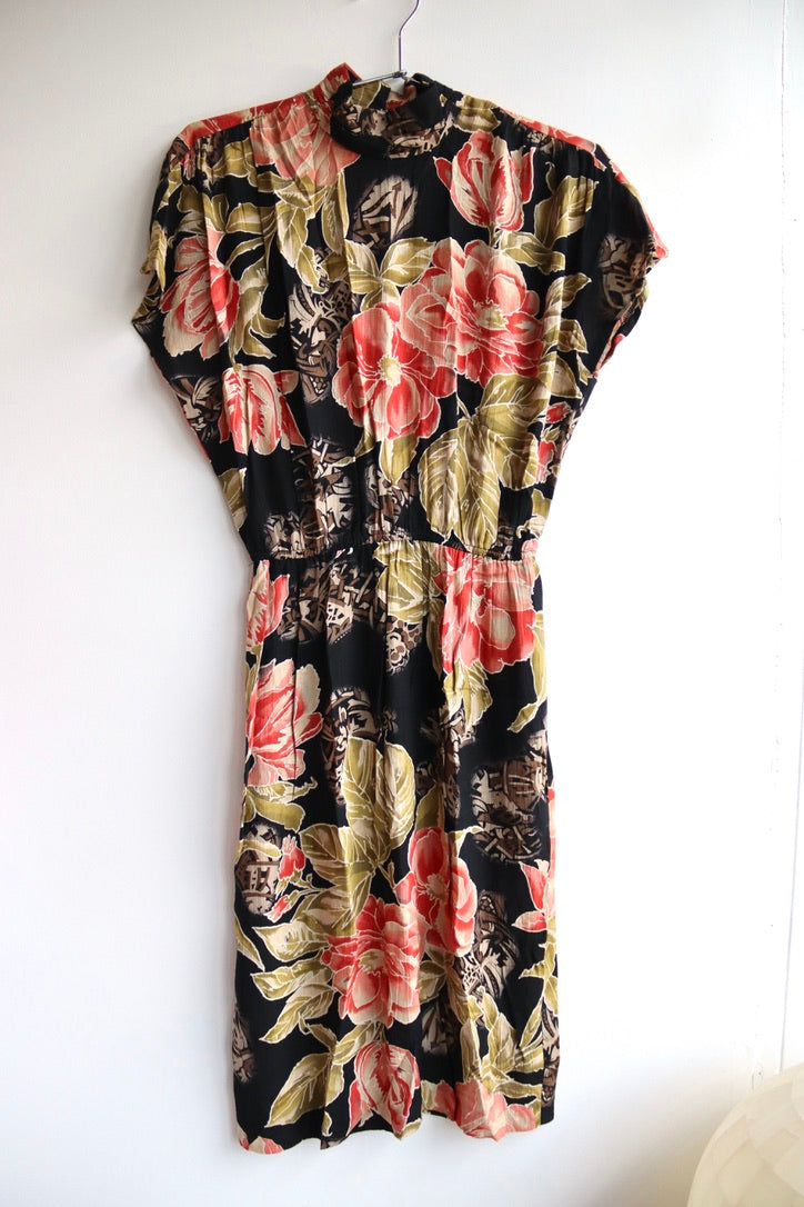 Vintage Handmade Floral Dress