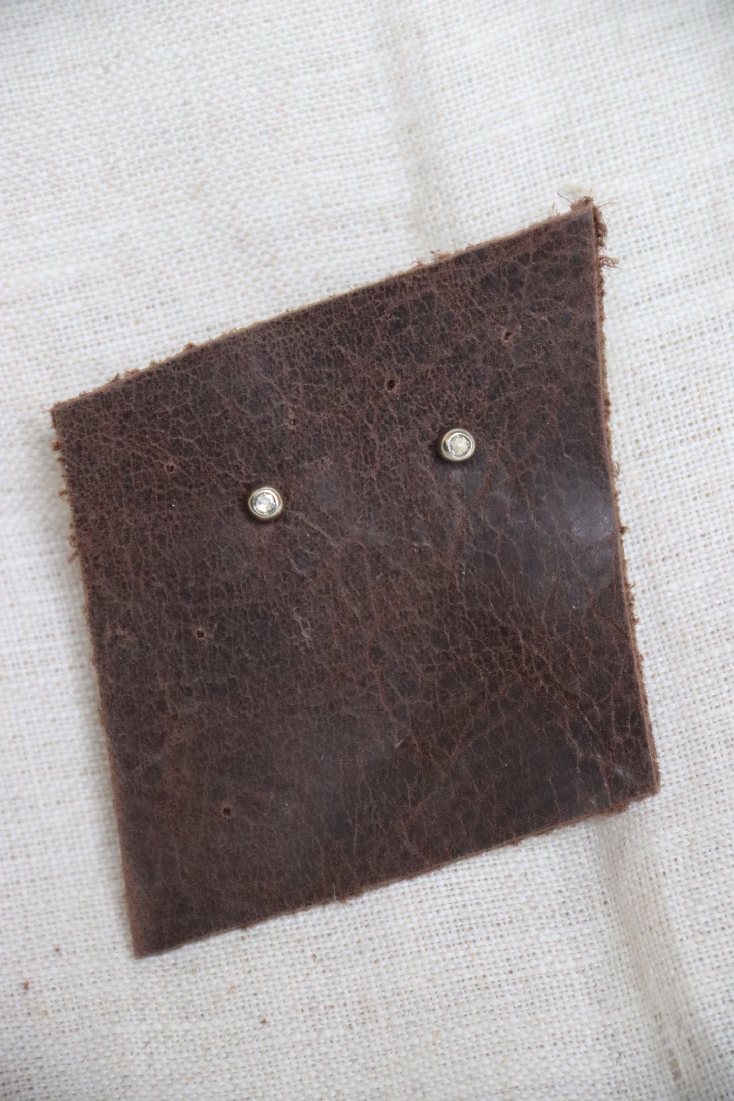 Jill Platner Poppy Studs with Diamonds