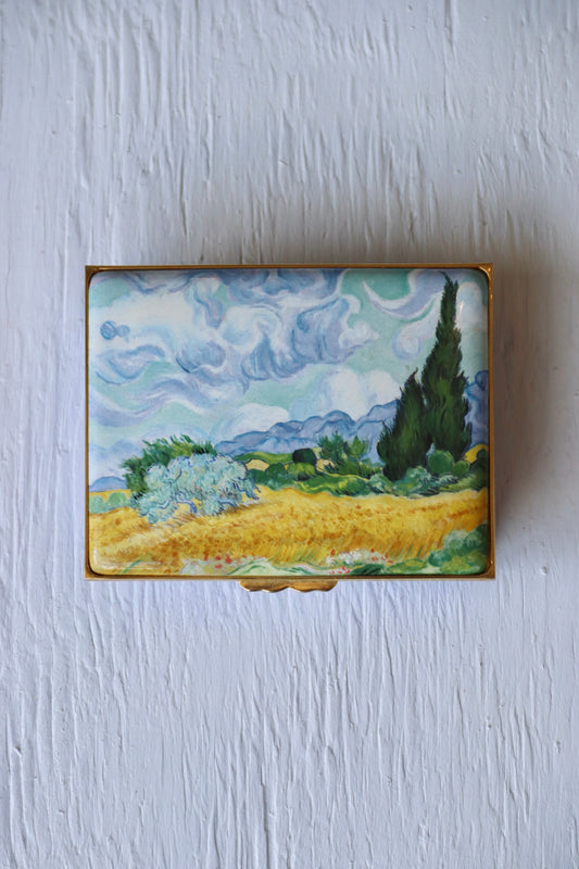 Halcyon Days Van Gogh Enamel Box