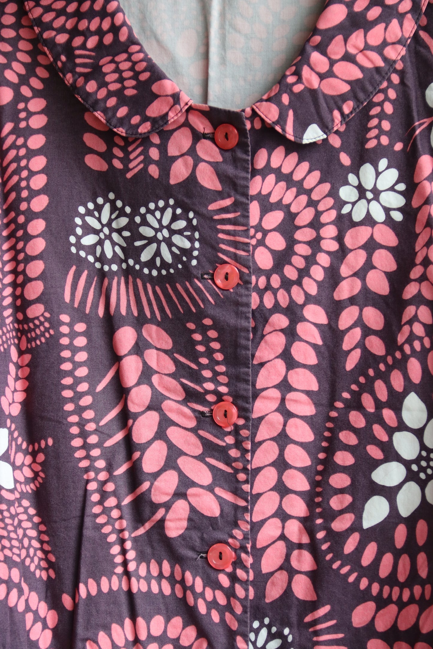 Marimekko samu jussi koski Pink Patterned Dress