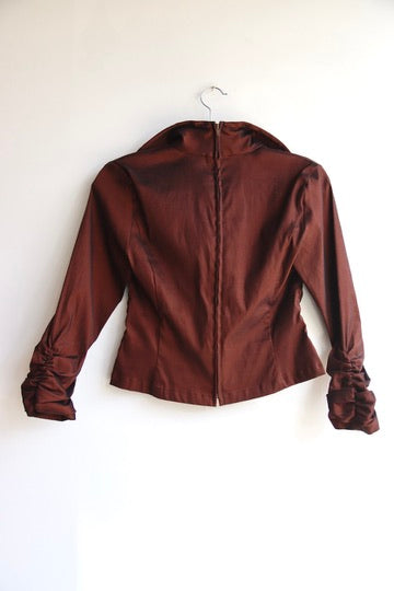 Tadashi Taffeta Top