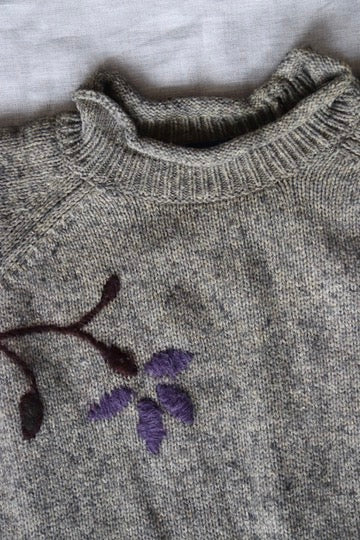 Vintage Charter Club Sweater with Flower Details