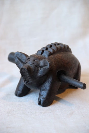 Wooden Pig Musical Instrument