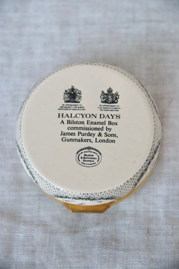 Hunting Enamel Box