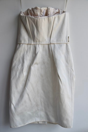 Marc Jacobs White Strapless Mini Dress