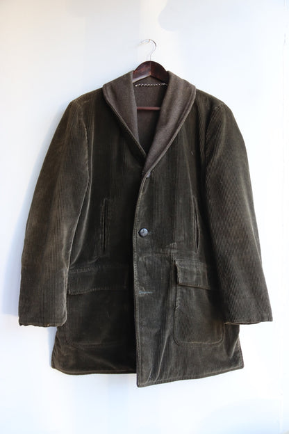 Vintage Wool Lined Corduroy Coat