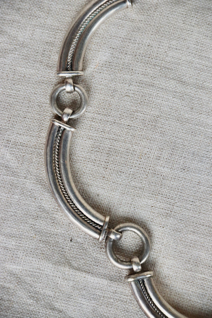 Sterling Silver Segmented Necklace