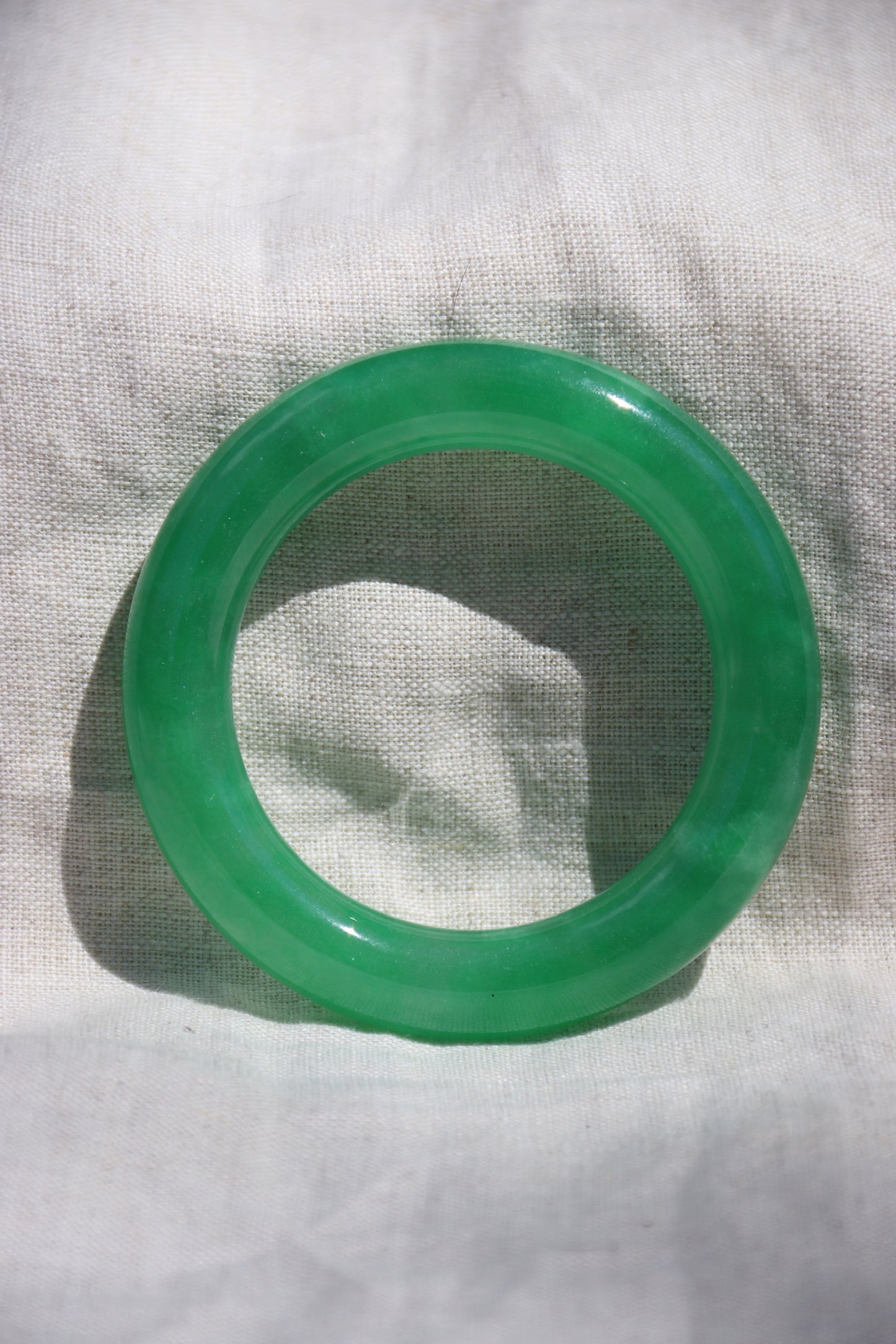 Jadeite Hololith Bangles