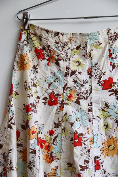 Cabi Floral Skirt