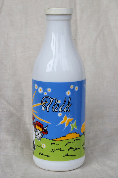 Vintage Milk Glass Bottles