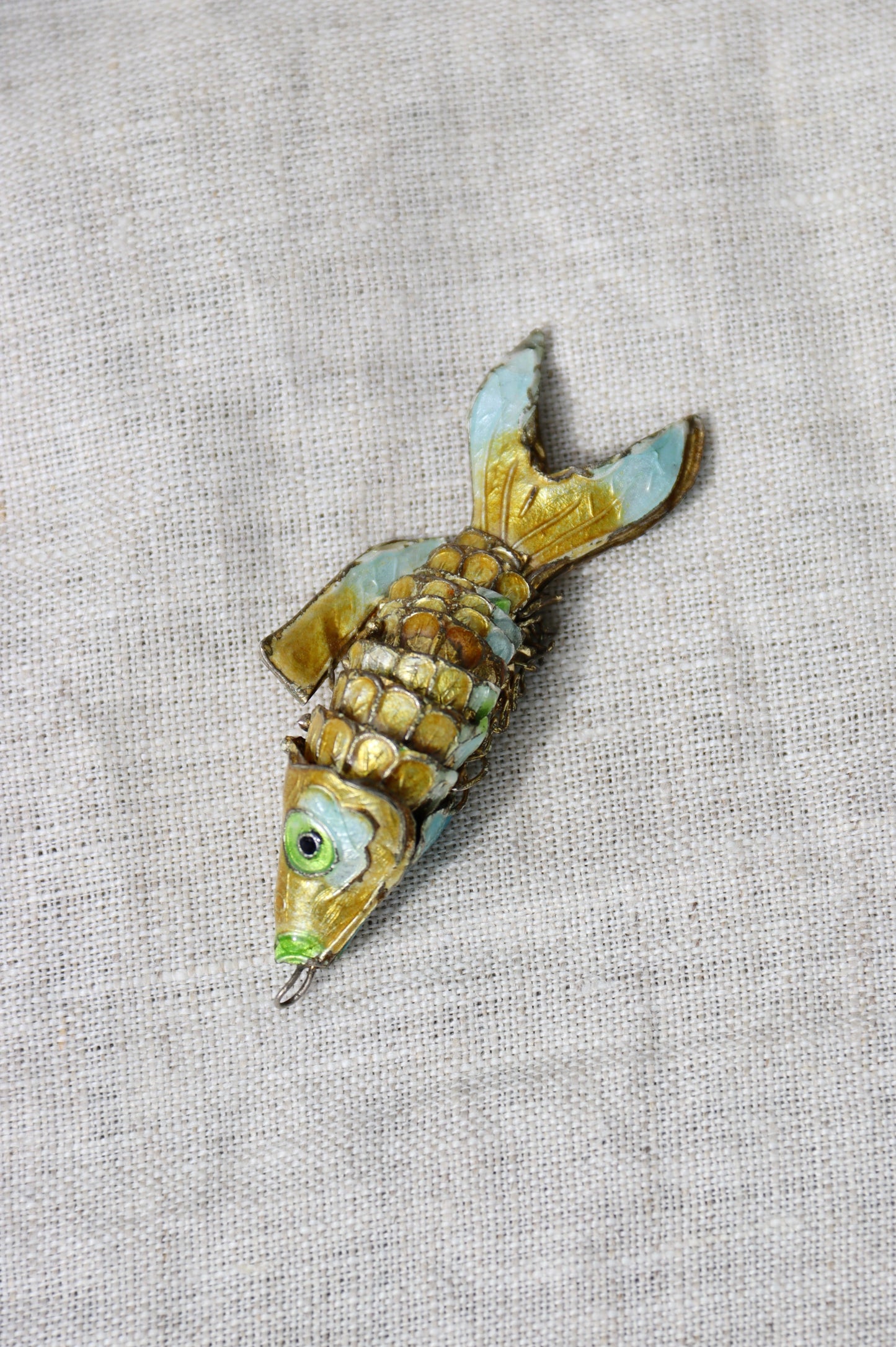 Articulated Fish Pendant