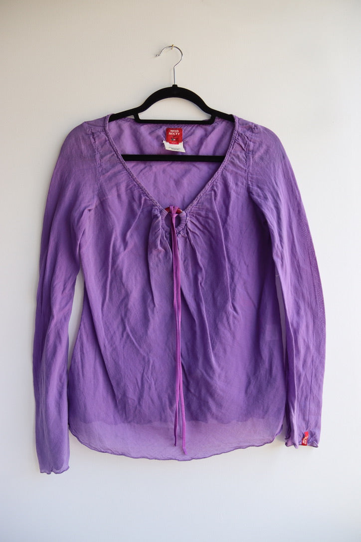 Miss Sixty Italian Purple Top