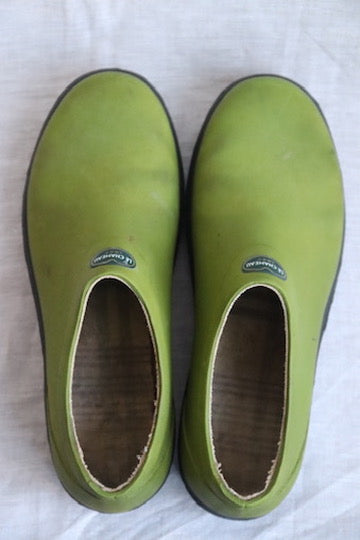 Le Chameu Green Rain Shoes