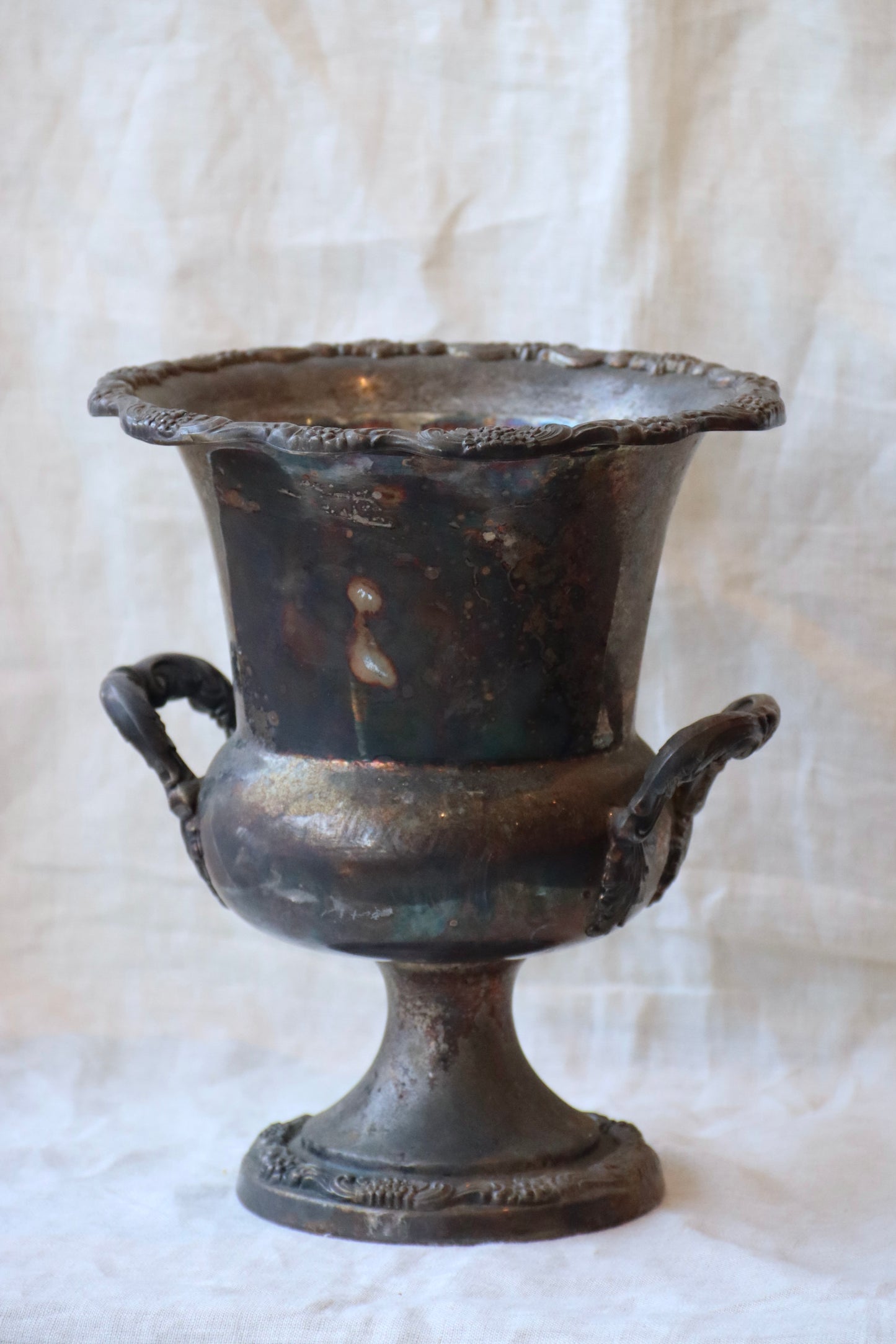 silver-plated champagne bucket