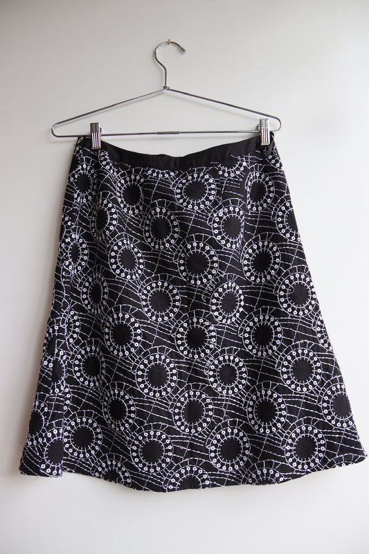 Edward Black and White Skirt