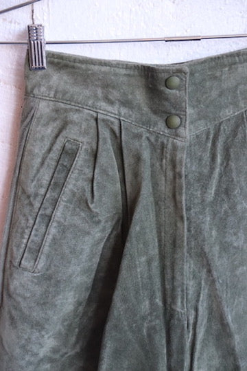 Jinx Senior Green Leather Pants