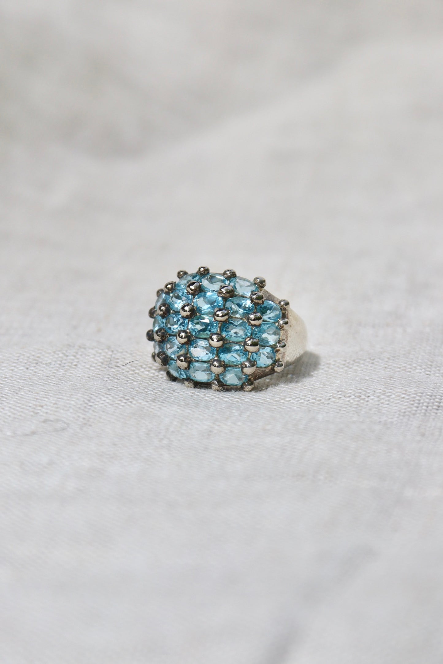 Sterling Silver Blue Topaz Ring