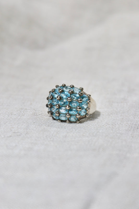 Sterling Silver Blue Topaz Ring