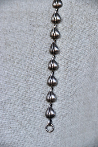 sterling silver heart bracelet