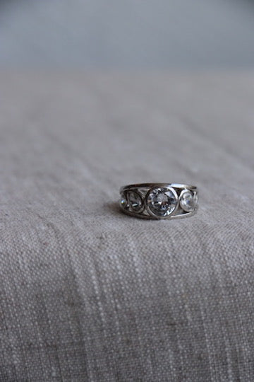 CZ and Sterling Ring