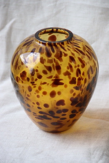 Tortoise Glass Vase