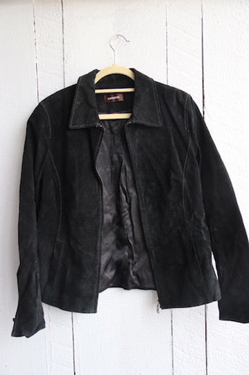Danier Black Suede Jacket