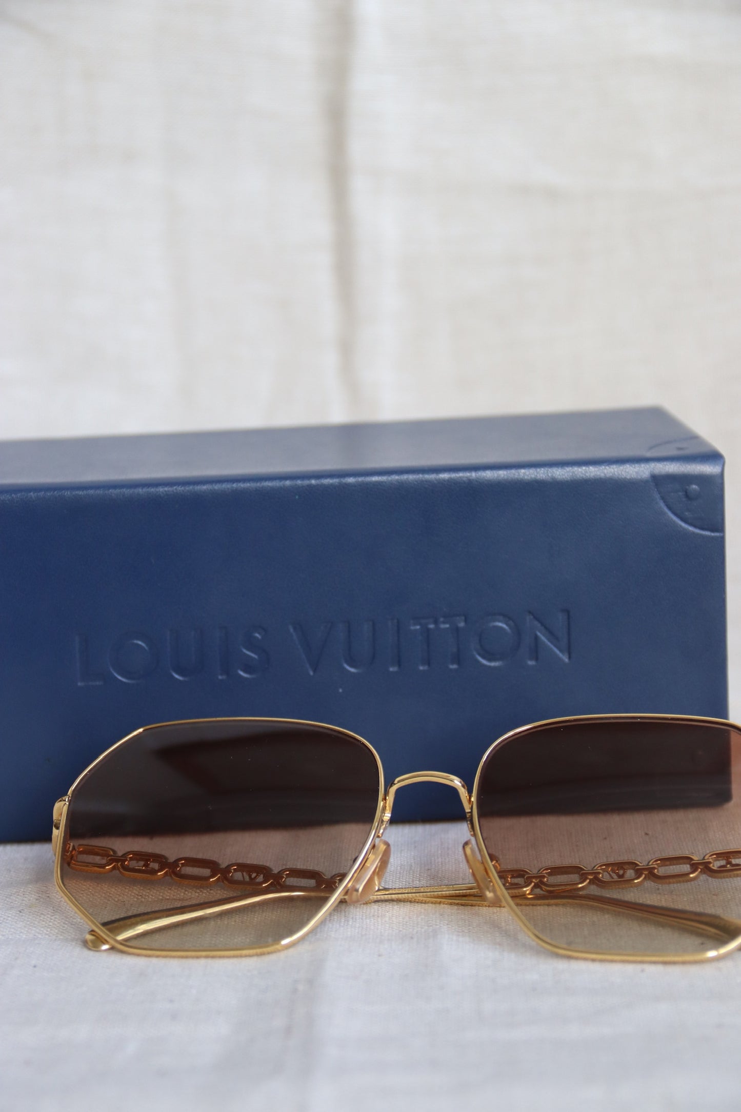 Louis Vuitton Gold Sunglasses