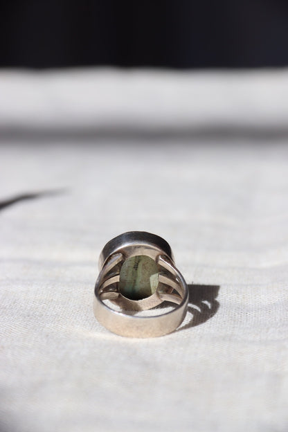 Sterling and Turquoise Statement Ring