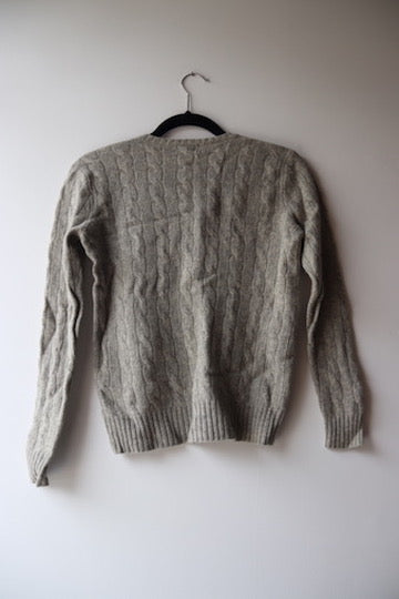 Ralph Lauren “Polo” Grey Cashmere Sweater