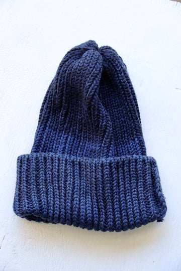 Tollegno 1900 Blue Knit Beanie Hat