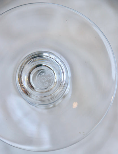 Set of 4 Baccarat Provence crystal water goblets
