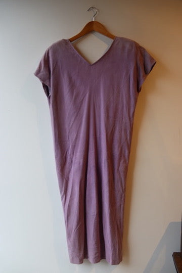 Lilac Leather Dress