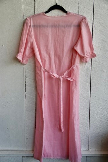 Vintage Pink Cotton Dress