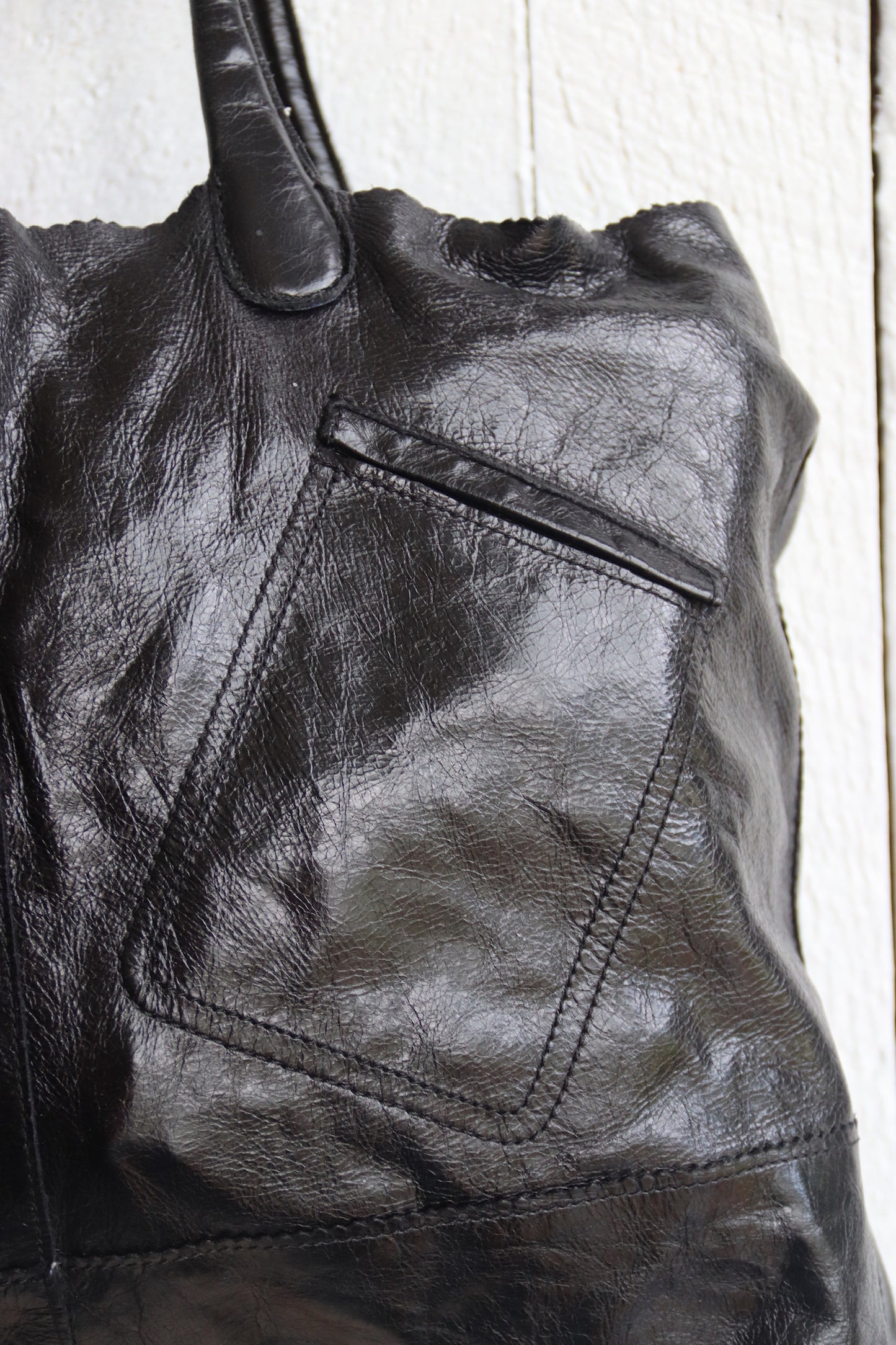 Black Leather Bag