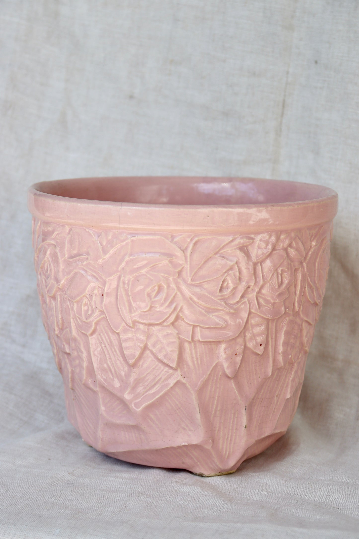 Macoy Pink Ceramic Flower Pot