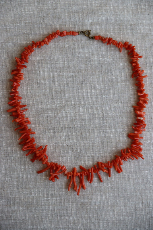 Vintage Coral Necklace