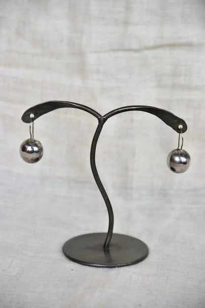 Sterling Silver Ball Earrings