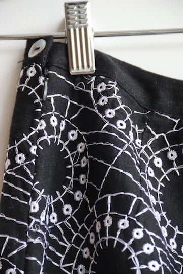 Edward Black and White Skirt