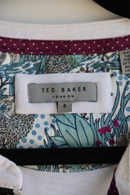 Ted Baker White Long Sleeve Tshirt