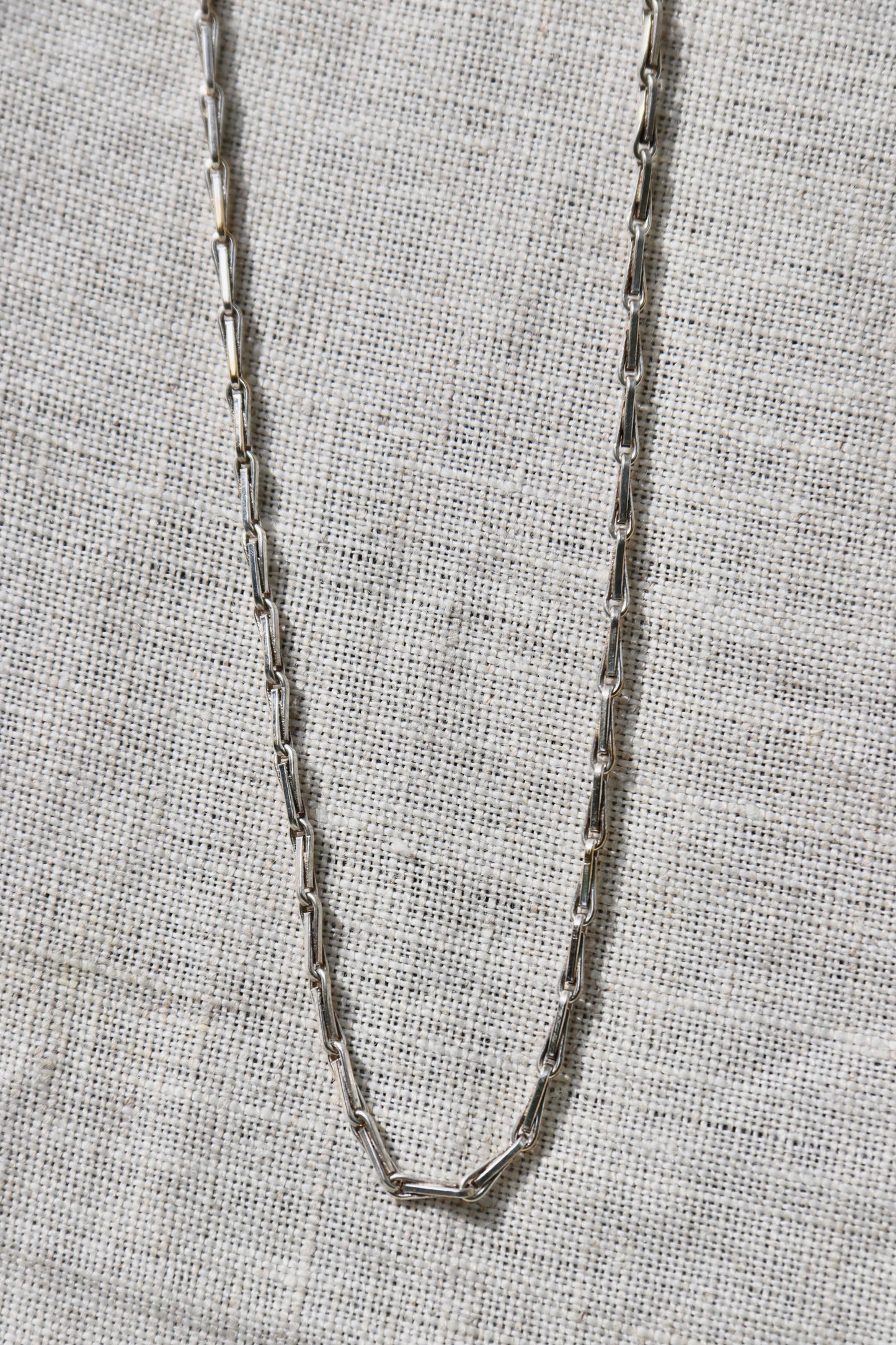 Sterling Silver Long Chain Necklace