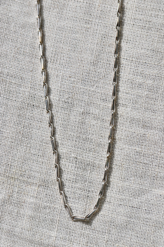 Sterling Silver Long Chain Necklace