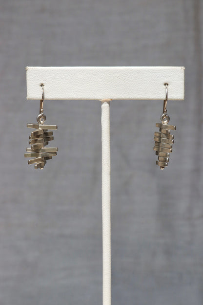 Jill Platner Shake Sterling Silver Earrings