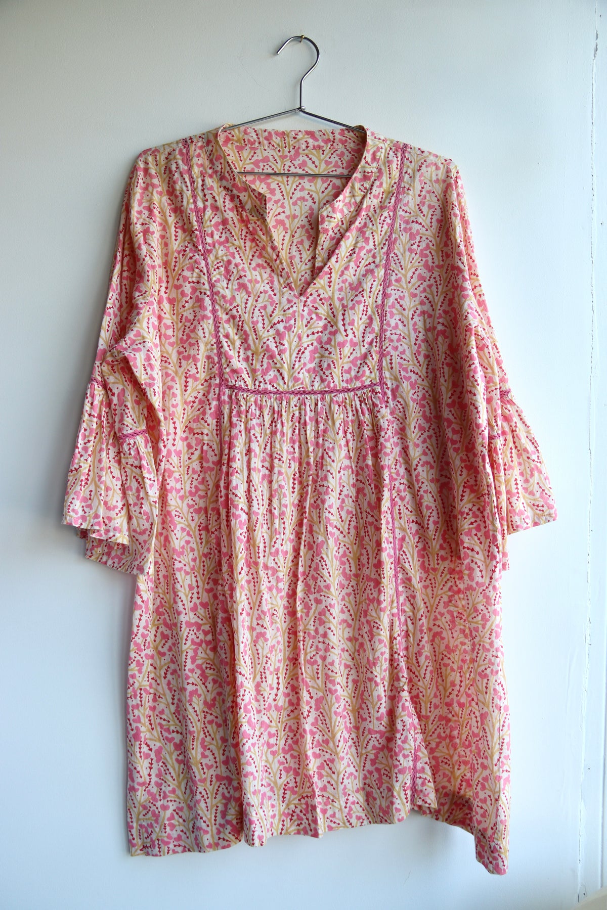 Pink Floral Tunic