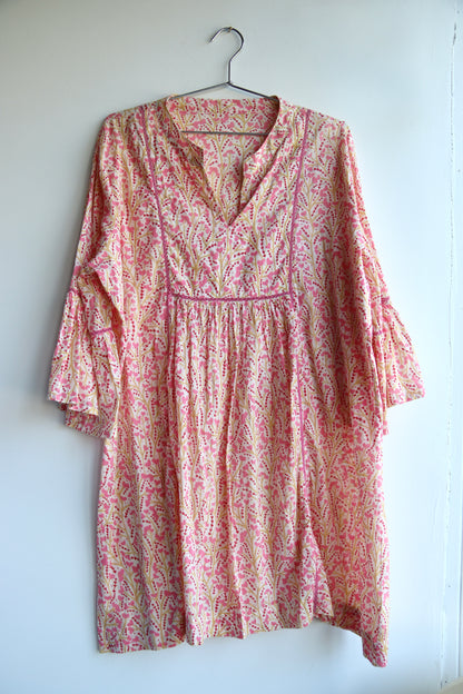 Pink Floral Tunic