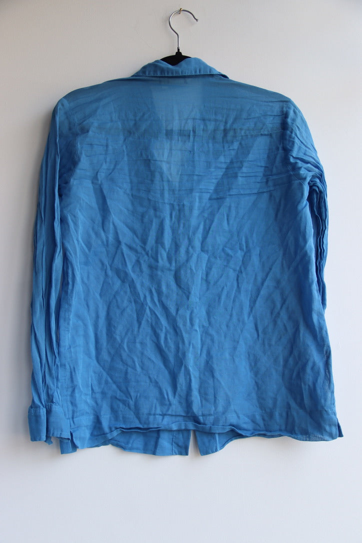 Vintage David Brooks Blue Top